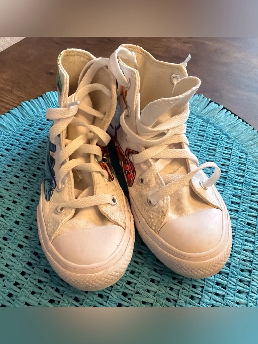 Converse white high